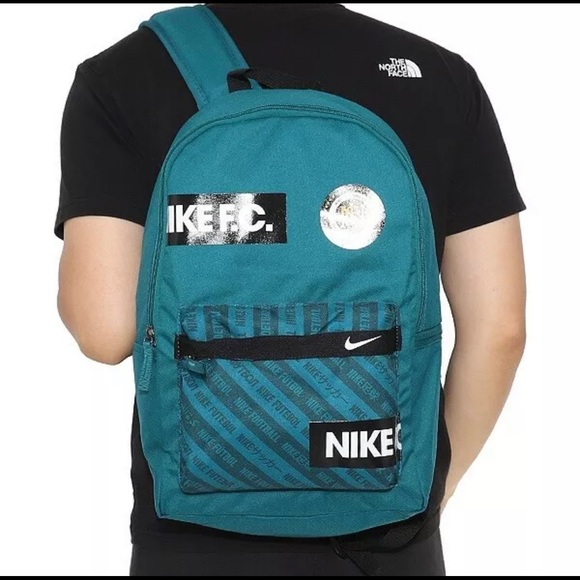 NWT Nike F.C. Football Backpack Sports Bag Soccer School Travel Green BA6159-381